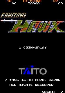 Fighting Hawk (World) Title Screen